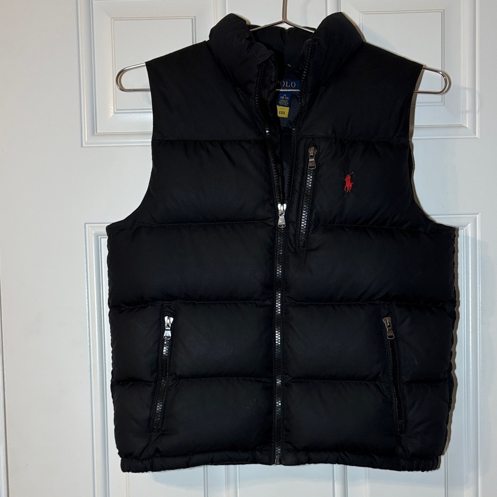 Polo by Ralph Lauren Black Jacket with Yellow Tag